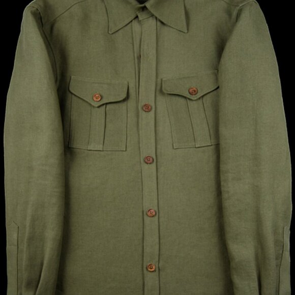 López Aragón linen shirt jacket (shacket) made in Spain - Picture 11 of 13